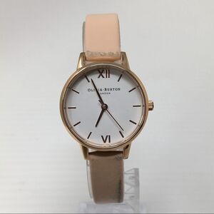 Olivia Burton Rose Gold Roman Numeral Watch (G1)